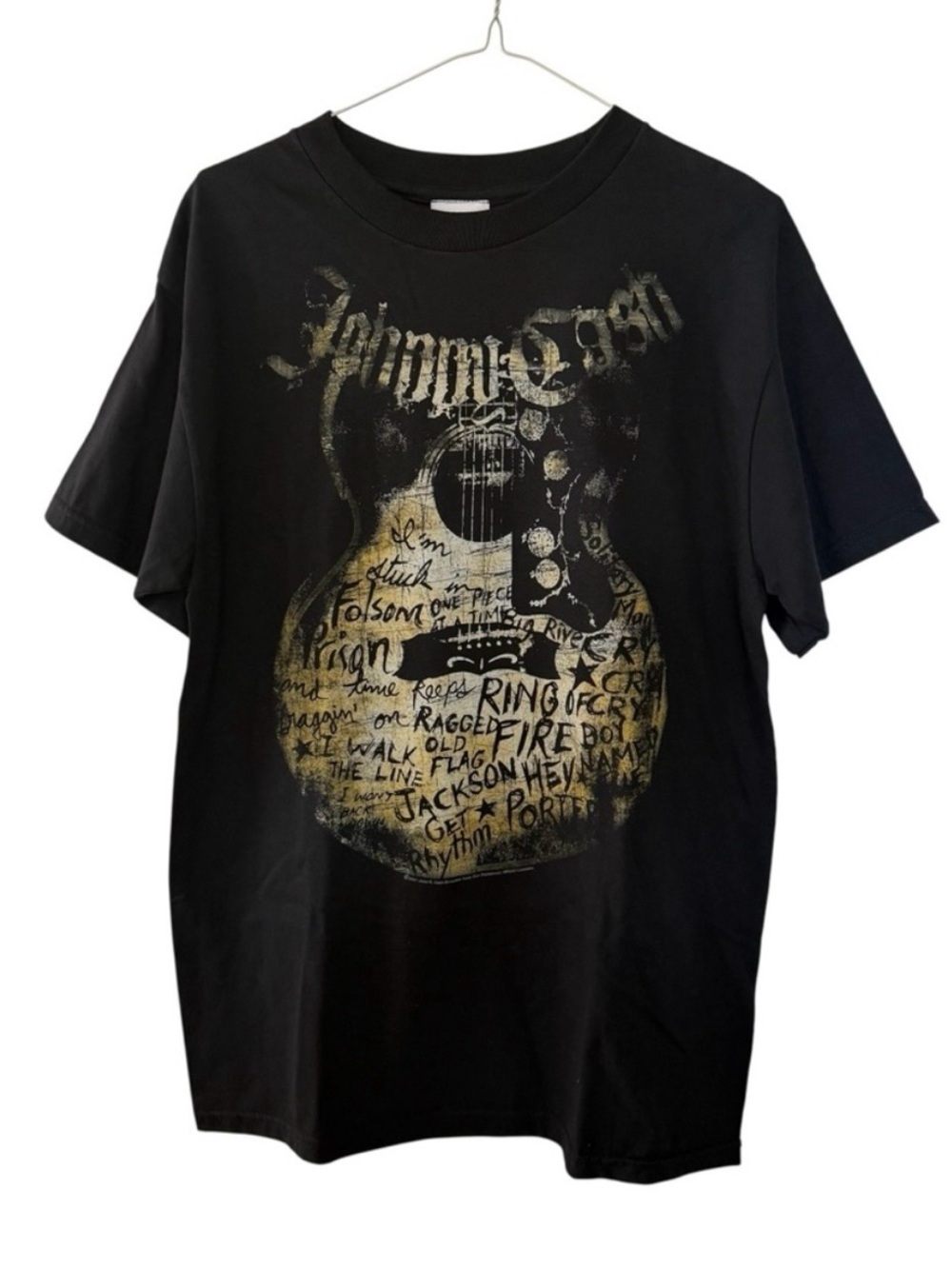 Johnny Cash Official Songs Vintage 2007 Men’s Graphic T-Shirt Size Medium